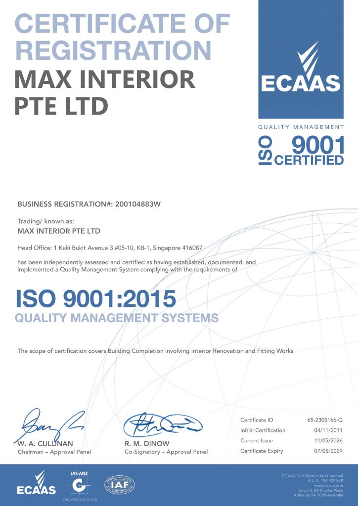 Certifications ISO 9000 724x1024